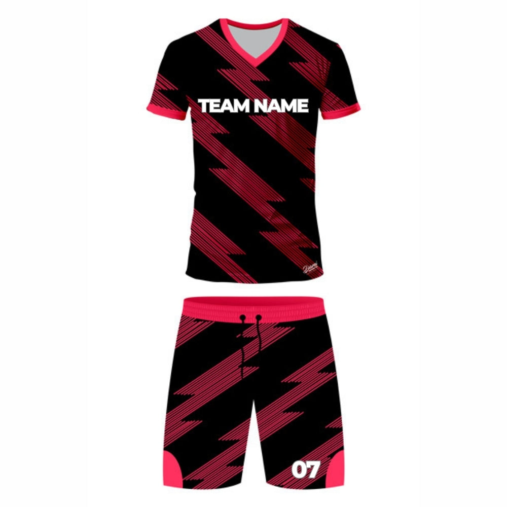 Black Racket Sports Jersey - V Neck