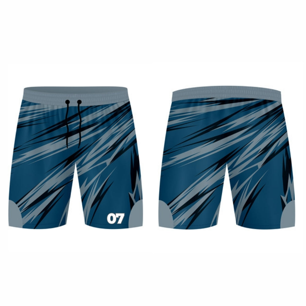 Blue Stripes Hockey Jersey - V Neck