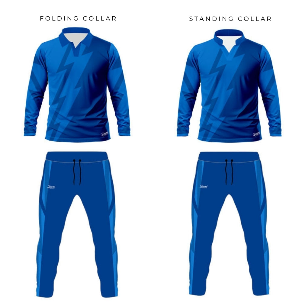 Blue Cricket Jersey Full Sleeve
