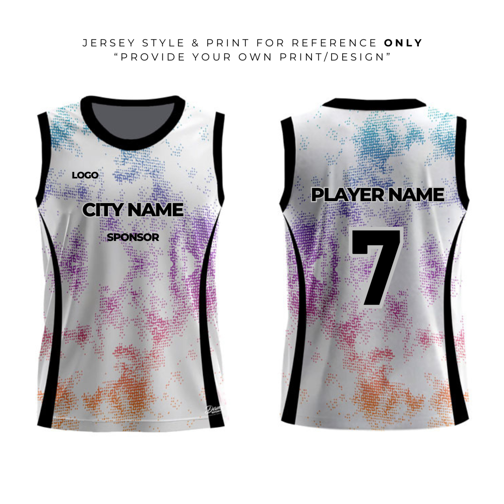 Customize Your Basketball Jersey - Round Neck