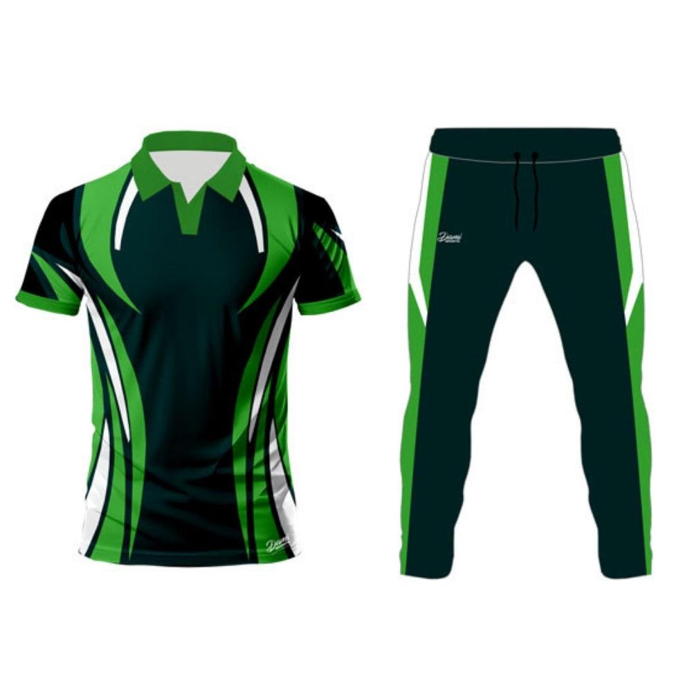 Granite Green Cricket Jersey Half Sleeve
