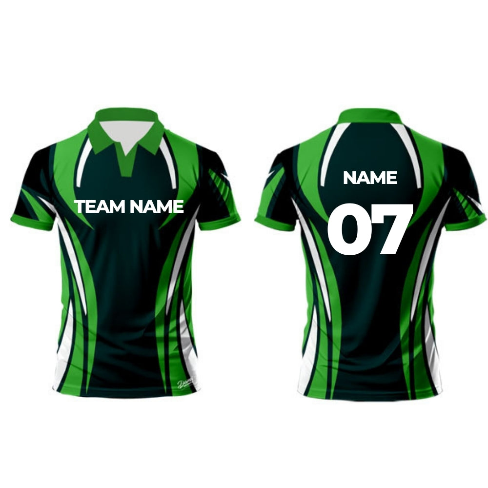 Granite Green Cricket Jersey Half Sleeve