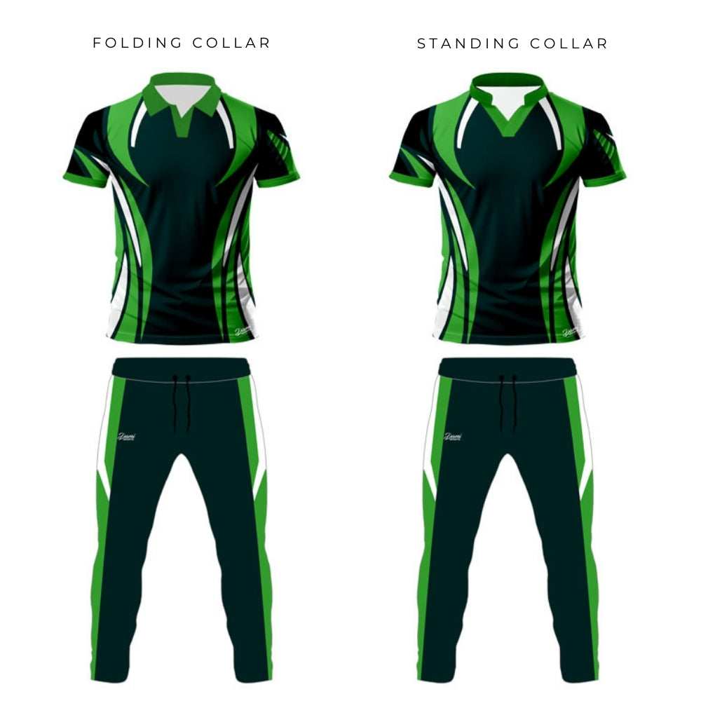 Granite Green Cricket Jersey Half Sleeve