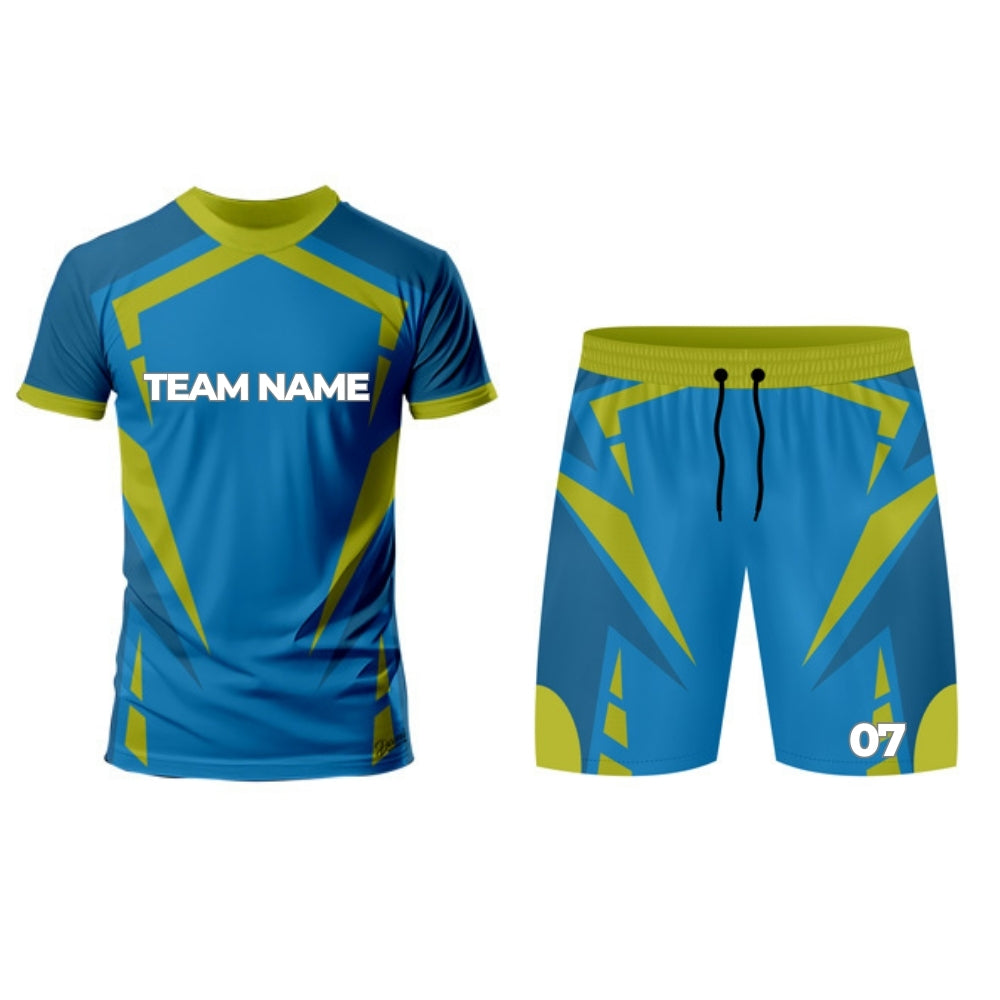 Blue Racket Sports Jersey - Round Neck