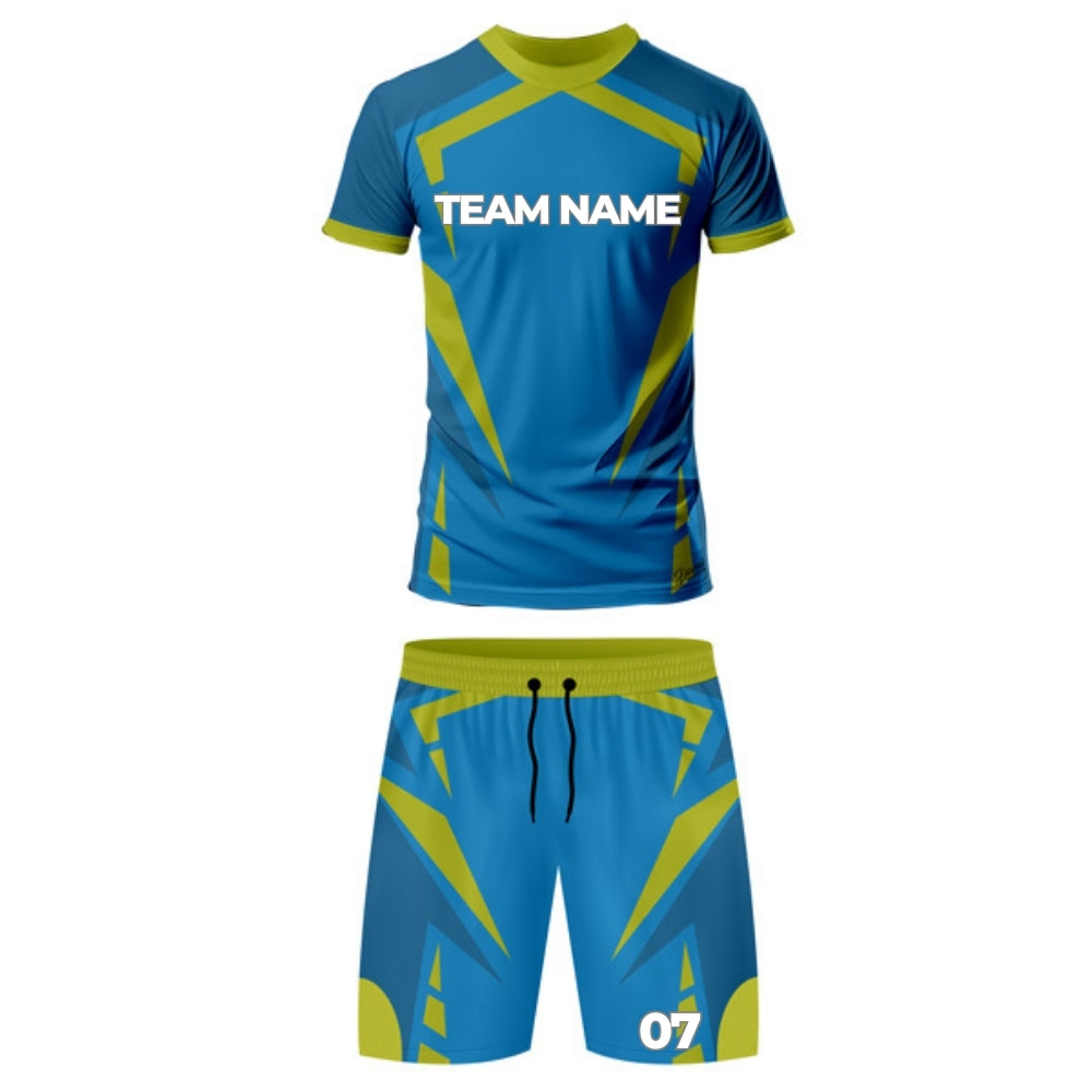 Blue Racket Sports Jersey - Round Neck