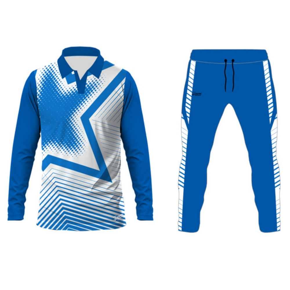 Granite Blue Cricket Jersey Full Sleeve