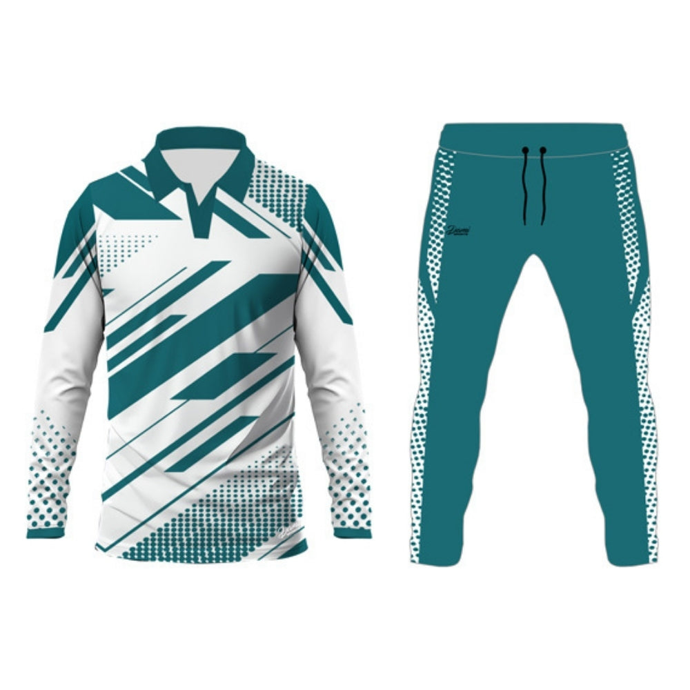 Green Cricket Jersey Full Sleeve