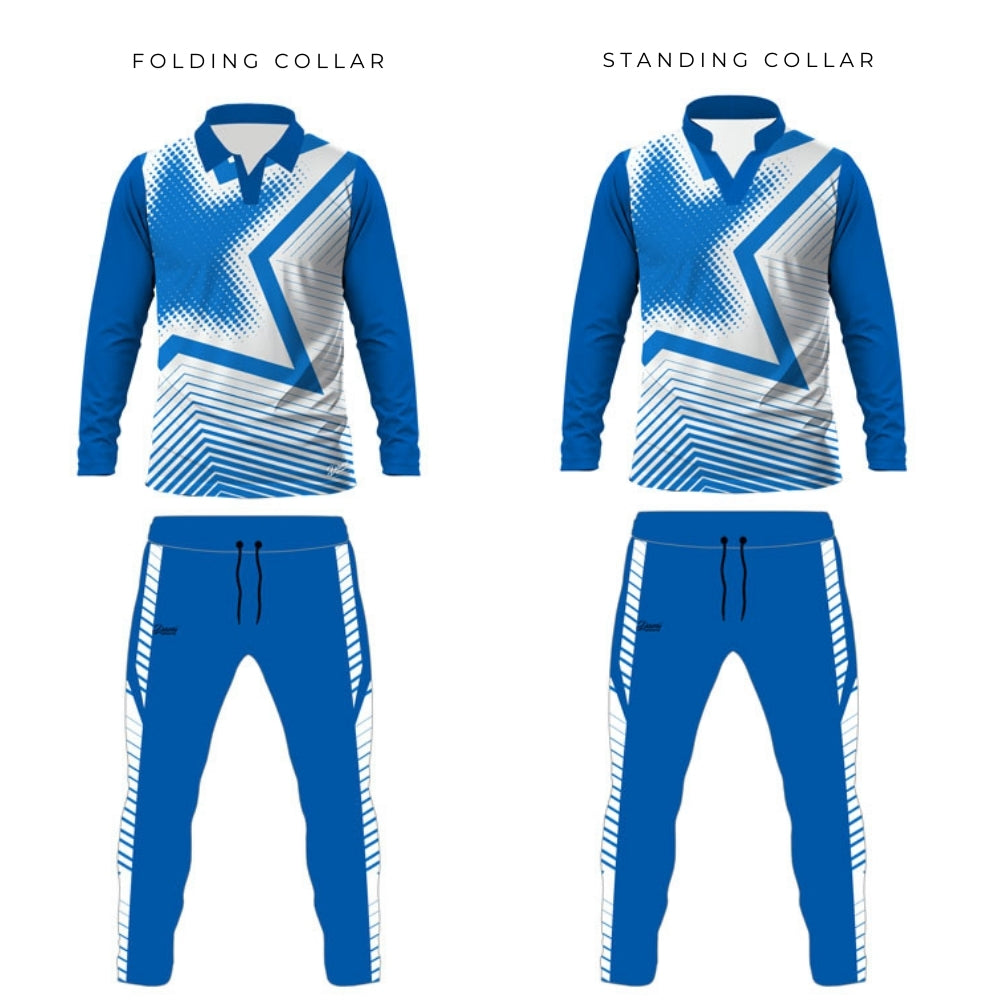 Granite Blue Cricket Jersey Full Sleeve