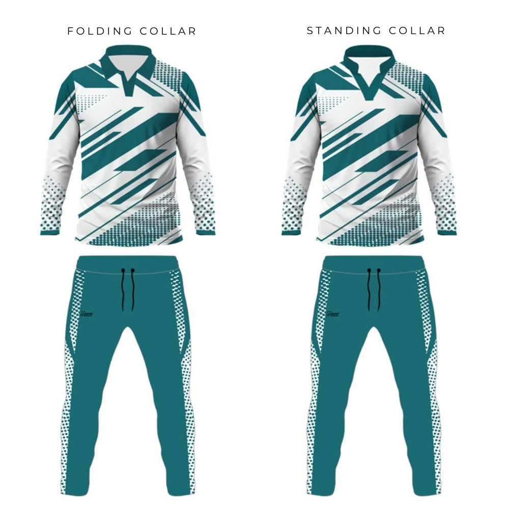 Green Cricket Jersey Full Sleeve
