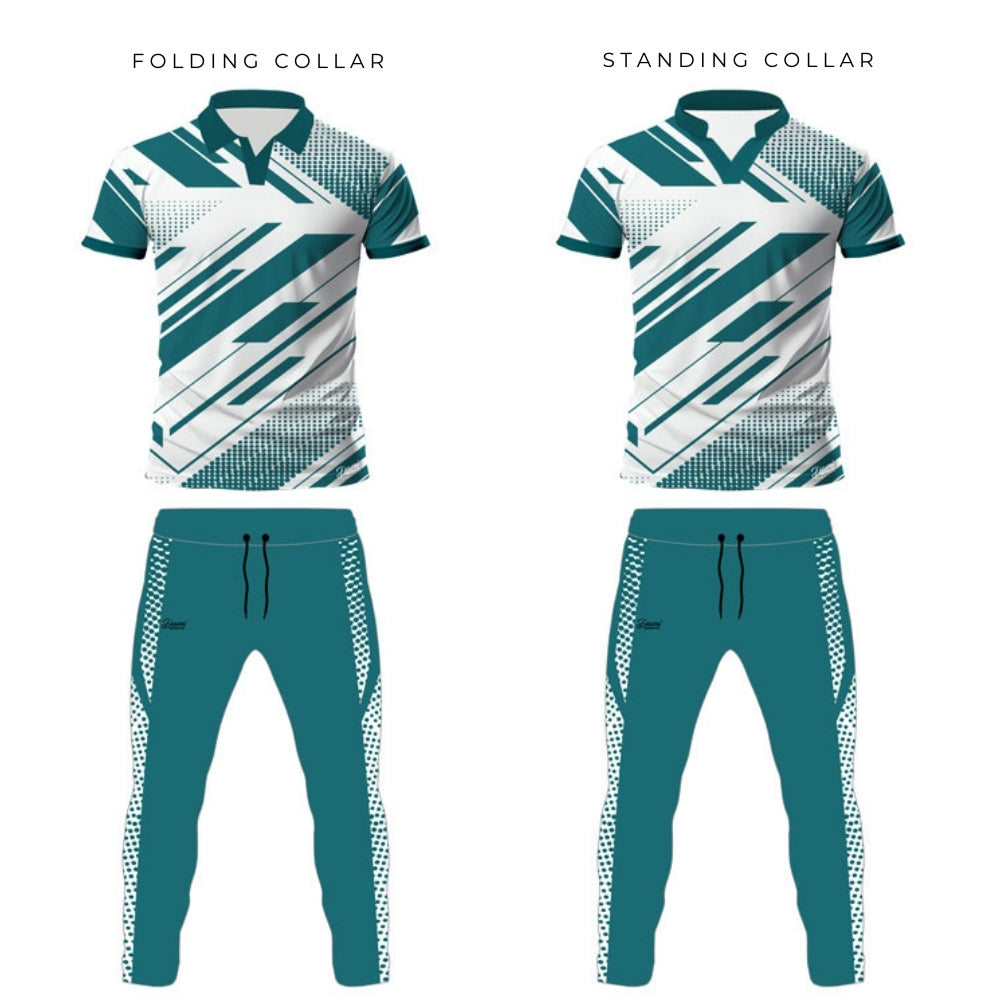 Green Cricket Jersey Half Sleeve