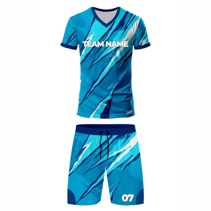 Light Blue Racket Sports Jersey - V Neck