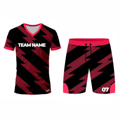 Black Racket Sports Jersey - V Neck