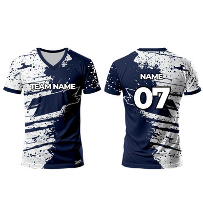 Granite Blue Football Jersey - V Neck