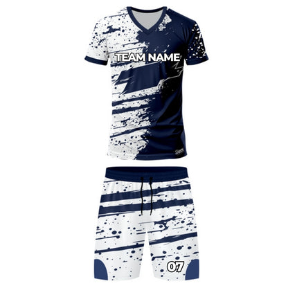 Granite Blue Football Jersey - V Neck