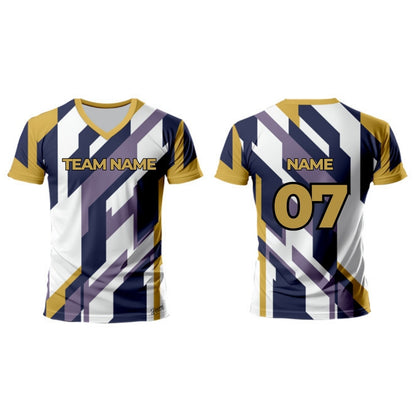 Purple Football Jersey - V Neck