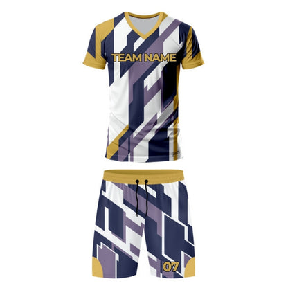 Purple Football Jersey - V Neck