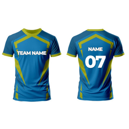 Blue Racket Sports Jersey - Round Neck